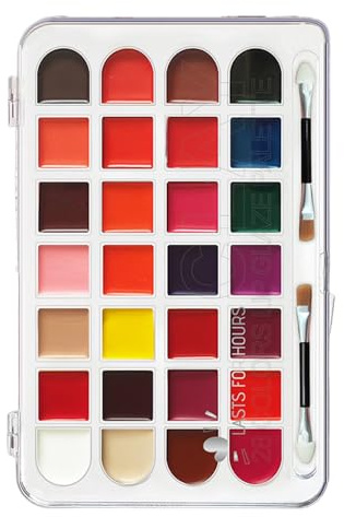 Palette Di | Palette Di Ombretti Di Trucco Di 28 Colori | Trucco Della Degli Occhi | Kit Di Trucco Lunga Durata | Palette Di Trucco Pigm