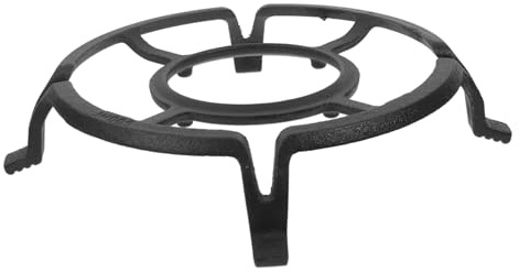 SHINEOFI Griglie Supporto per Pentole per Fornelli a Gas in Ferro Design a Punte, Resistente alla Deformazione e Facile da Pulire su Piano Cottura a Gas