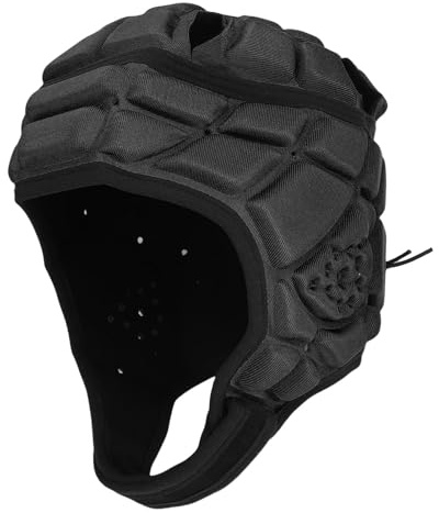 Syrisora Casco morbido per ragazzi con imbottitura multistrato, casco da rugby, design leggero, ideale per calcio, ciclismo, protezione dagli impatti senza paura
