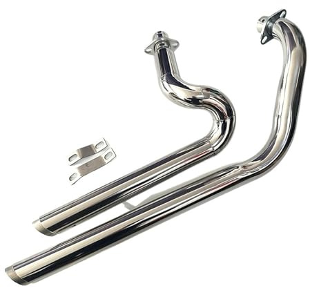 Silenziatore Scarico Tubo Di Scarico Per Moto Con Silenziatore Rimovibile Per Steed Per Shadow VT400 VT600 VLX400 VLX600 VT400C VT600C VLX600