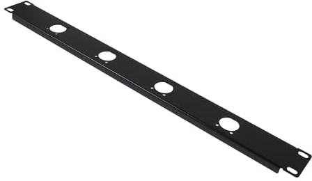 Toddmomy Audio Patch Panel Hinged Rack Panel for Studio Recording Setup Heavy Duty
