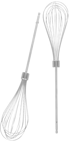 TIDTALEO 2pcs Stainless Steel Hand Mixer Replacement Beaters 12-wire Structure and Elongated Thickened Design, Heavy Duty Whisk Attachments for Commercial and Home Use Kitchen Egg Beater
