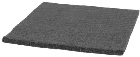 DIYEAH Manta de Fieltro de Grafito Negra para Soldadura, Aislamiento Térmico y Resistencia al Fuego, Adecuada para Uso Industrial