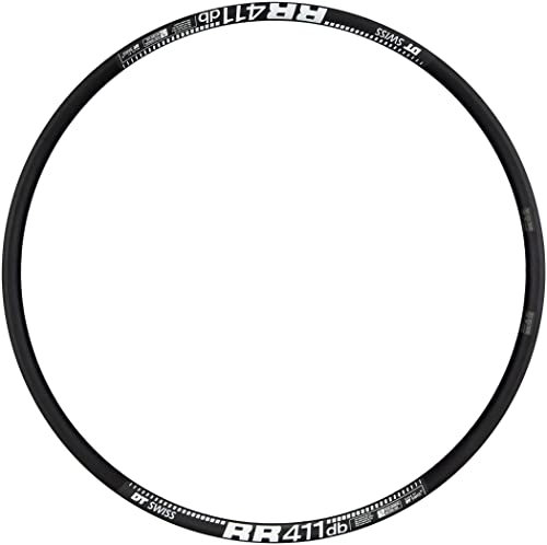 DT Swiss Unisex – Erwachsene Felge RR 411 asym. DB sz, Schwarz, One Size