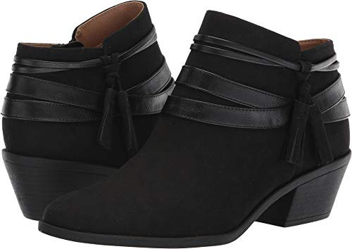 LifeStride Women's PALOMA Boot, black, 6.5 W US
