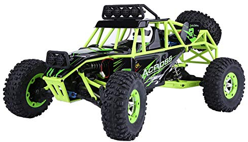 Tbest Ferngesteuertes Auto, 4WD Groß Größe RC Rock Crawler Elektrisches RC-Auto mit 2,4 GHz 1:12 Fernbedienung Truck Off Road Fahrzeug mit LED Lichter für Kinder Hobby Jugendlichen