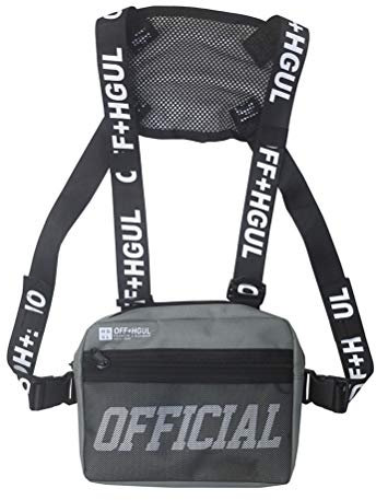 Mowtom Chest Bag, Radio Walkie Talkie Brusttasche Harness Brustbeutel Herren Damen Taschen Pack Rucksack Radios Tragetasche Zubehörhalter 26 * 6 * 21cm