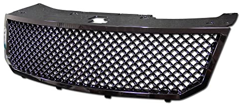 TLAPS 7422446687622 Compatible With 2008-2010 Dodge Avenger Glossy Black Mesh Front Bumper Grill Grille