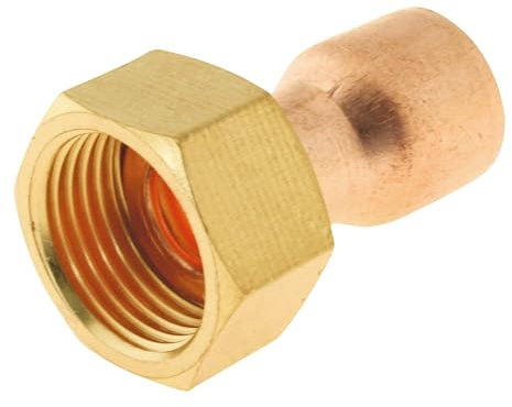 SOMATHERM FOR YOU - raccordo diritto saldatura rame tubo di rame Ø12 - Girando il dado 12/17 - Borsa 2 parti