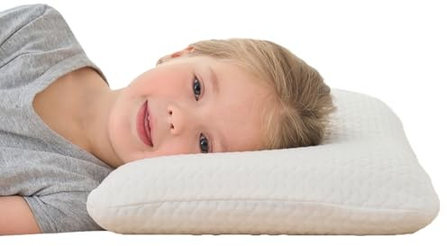 Kinder Memory Foam Kissen Oeko-Tex Flaches Kopfkissen für Kinder (3-8 Jahre)