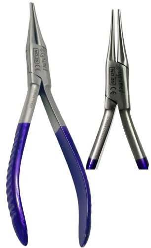German Eyeglass Optical Optician Tools Pliers | for Nose pad |Eye glasses frame | Round Nose |Chain nose |Frame bending (ROUND NOSE PLIER #25)