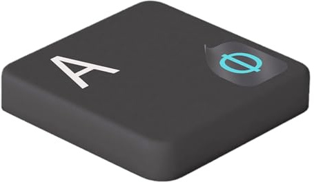 hoopomania Adesivi per Tastiera Russa [Azzurro - 5x6mm] Adesivi per Tastiera Lettere Russe