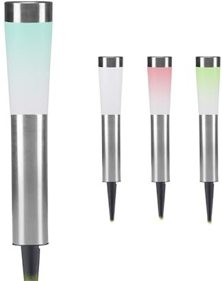 BEPER P207OUT002 Luce Solare LED Esterno 1 Pezzo - Faretto LED da Esterno Solare, Protezione IP44, 56 cm