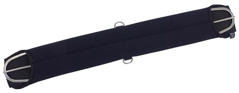 APPALERO Western Sattelgurt Memory Foam 32 – Schwarz, anatomisch, Edelstahl‑Schnallen
