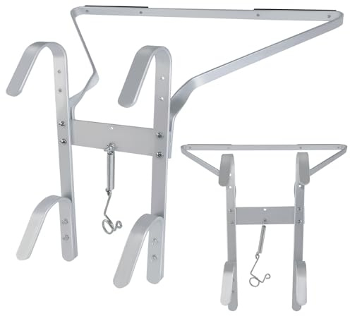 Heavy Duty Aluminium I-Shaped Ladder Stand Off, Wall Stabilizer 12 Standoff Heavy Duty Ladder Brackets for Corners, Walls, Windows, Trees