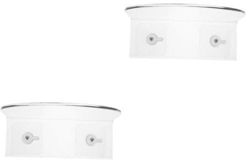 pflanzenständerYardwe 2 Stück Pflanzenhalter für die Wand, Wand-Organizer, Regal, Blumenregal mit Saugnapf, Wand-Saugregal, Wandregal für Blumentöpfe, Wandregale, der Projektions-Saugnapfhal
