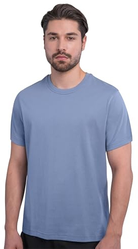 HRM T-Shirt Homme Luxury Round Sable M | T-Shirt Premium à col en V 100% Coton Bio | T-Shirt Basique Lavable à 60 °C | Vêtements Homme Haut de Gamme et durables