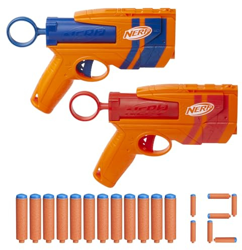 Nerf N Series Duo Pack, Includes 2 Ward Blasters, 12 N1 Darts Compatible Only N Series Blasters, Kids Outdoor Games, Ages 8+