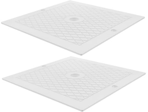 HANABASS Couvercle D'écumoire de Piscine Sp1084 2 Pièces PP Blanc