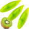 24 Pezzi Cucchiaio di Kiwi,Plastica Kiwi Cucchiaio,Kiwi Frutta Cucchiaino,per Kiwi Pompelmo Frutto della Passione,Cucchiaio Divisore Gadget Accessori da Cucina (verde)