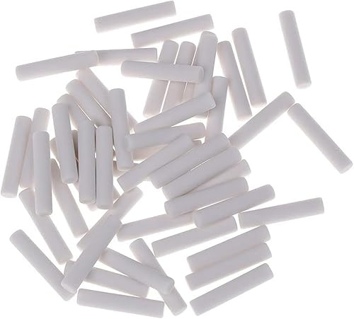50 Stück Radiergummi, Nachfüllradierer mit Ersatz-Radiergummis, 5 x 25 mm, Geeignet für Schule and Büro