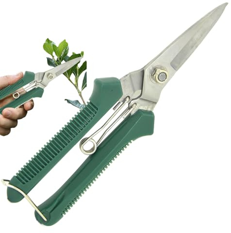 Renchey Tijeras de Jardinería | Recortadoras de Plantas de Interior Resistentes | Podadoras de Jardín Ergonómicas Antioxido, Tijeras de Precisión para Bonsáis y Setos