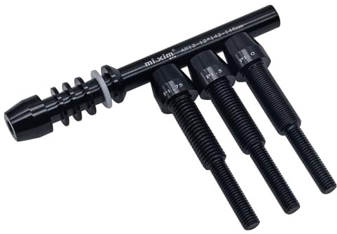 Perfeclan Perno Passante per Bici, Robusto, Pezzi di Ricambio, Riparazione, Sostituzione 12 Mm P1.0/P1.5/P1.75 per