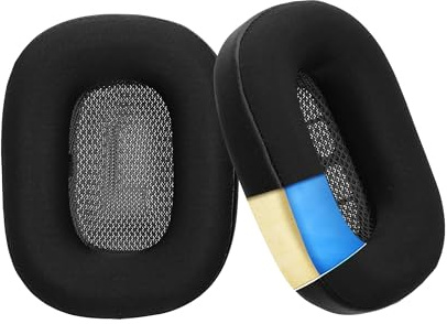 kwmobile 2 x hörlurar öronskydd för Apple AirPods Max/AirPods Max 2 ersättningsöronkuddar - kylgel hörlurar öronskydd - svart