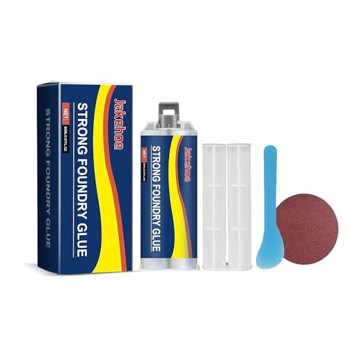 Strong Foundry Glue for Metal, 85ml High Temperature Resistant Casting Repair, Metal Repair Glue, Enhanced Casting Adhesive, Premium Liquid Welding Filler for Surfaces Defects And Repairment
