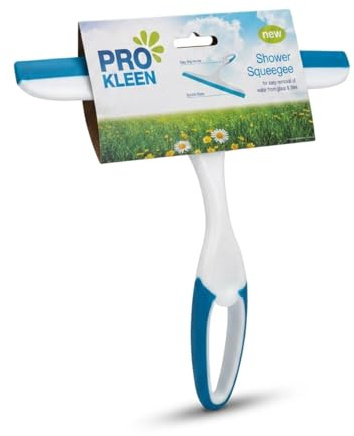 Premium Shower Squeegee for Glass Doors & Tiles | Streak-Free Window Wiper Cleaner with Soft Rubber Blade | Bathroom Mirror Cleaning Tool