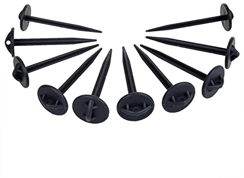 ProPlus Kunststoffnagel, schwarz 30er Set für Vorzeltteppiche und Bodenplane