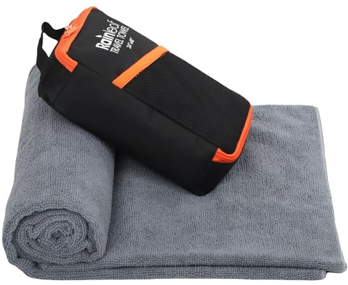 Rainleaf Microfiber Towel Quick Dry Camping & Travel Towel. Compact