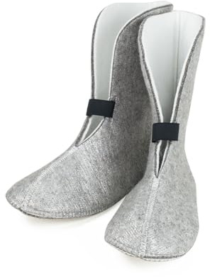 The Felt Store Radiantex Replacement Boot Liners (816 GWR) – Wool Blend & Polypropylene Insulated Insert for Winter & Snow Boots – 10 High, 8 mm Thick, Unisex, Thermal Cold-Weather Protection - Size 8
