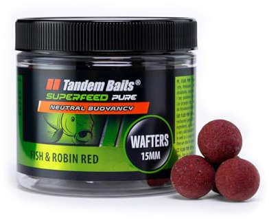 Tandem Baits SuperFeed Pure Wafters | Carp Fishing Hookbaits | Wafters Fishing Bait | Carp Fishing Bait | Carp Bait | Carp Fishing Accessories for Monster Fish 15mm 70g
