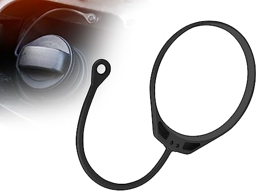 KAPSING Línea de tapa de tanque de combustible, Correa de retención de tapa de tanque de combustible, Línea de goma de tapa de tanque de combustible de coche, Línea de tapa de tanque de combustible