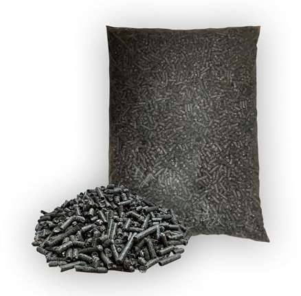 PINI Sonnenblumenschalen Pellets 15 kg Durchmesser 8 mm Heizpellets Einstreupellets (Alternative für Holzpellets)