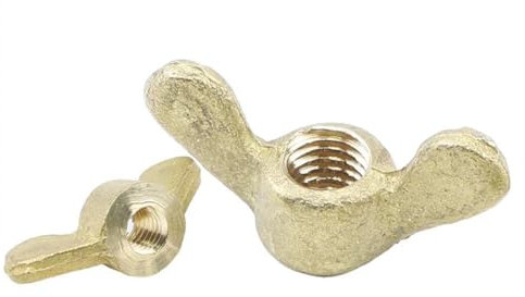 Brass Rounded Wing Nuts M4-m20 Copper Butterfly Nut, 1pcs, M16