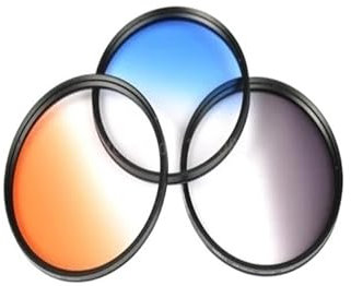 DOBRVVGT Kamera Filter,Polfilter 77 mm abgestufter Grauer ND4-Objektivfilter for DSLR-Kameras mit 77 mm Objektiv, 70–200 mm, 24–70 mm, 24–105 mm Objektiv