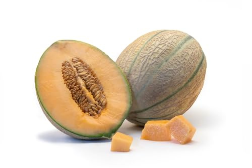 Charentais Melon, Sweet Orange Flesh, Oblong Ivory Seeds (10)