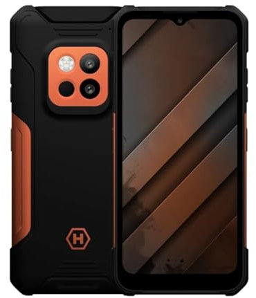 Hammer Construction 2 Thermal Ultra-Robustes Smartphone IP69 mit Thermometer und und Laser-Entfernungsmess, 8+8GB RAM, Android 14, 108mpx Starke Kamera, 6500mAh Akku mit Powerbank Funktion, 256GB/1TB