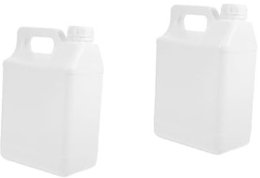 Gatuida 2pcs Liquid Storage Container Lid Jug for Water Chemicals More Versatile Sealed Storage for Camping Food Industrial Use