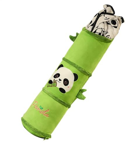 Nettes Panda -Kissen tragbares Nickerchen Decke Flugzeug Schlafkissen Autositz Kissen Mehrzweck -Reisedecke komfortable Wohnkultur Reisehalshalter Kinder Reisedecke Cabrio Nickerchen Kissen kompakte R