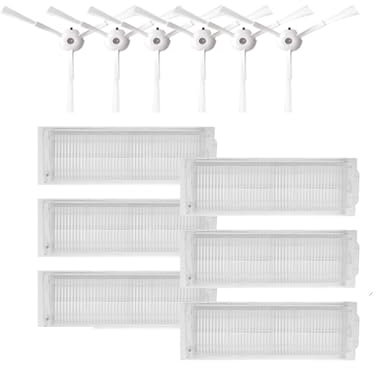 Nilnyvda Compatible With Xiaomi Mi Robot Vacuum Mop 2 Lite/Mi Robot Vacuum Mop 2 Pro/MJSTL / MJST1SHW Parts Main Side Brush Hepa Filter Mop Rag(Set U)
