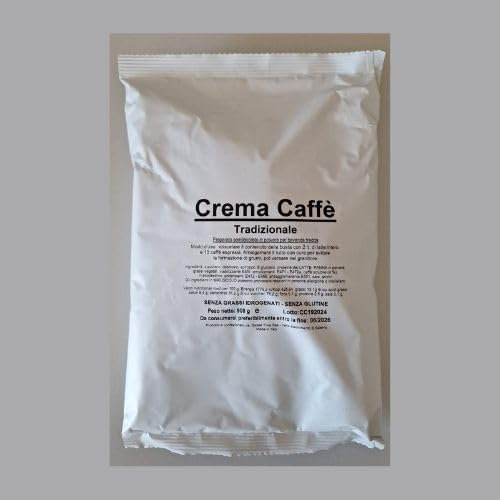 Crema Caffè Tradizionale - Linea Bar - Preparato per Granitori - Busta 900g Prodotto Senza Glutine e Grassi Idrogenati - Caffè del Nonno -