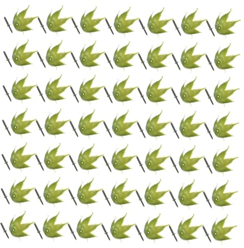Cabilock 200 Ensembles Accessoires de Fleurs simulées réceptacle de Fleurs calices de artificielles Rose réceptacles Composition Artisanale Plastique Vert