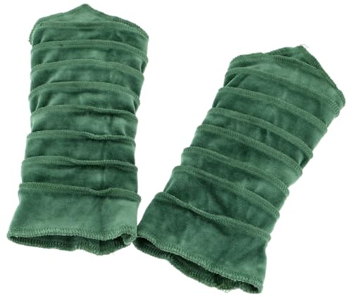 GURU SHOP Handstulpen Armstulpen aus Baumwollsamt, wendbar | Baumwolle, Overlock-Nähte, warm und stylisch, Unisex, vielseitig tragbar