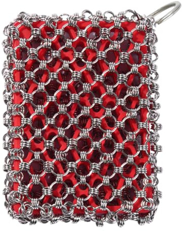 Metal Scrubbers for Cleaning - Stainless Steel Multipurpose Scourer | Rust Resistant Cast Iron Cleaner for Pots, Pans, Grills, Cookware, Cookware, Cookware