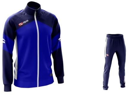 alpas Trainingsanzug in 5 Farben lieferbar- Kinder/Erwachsene Größen lieferbar - Modell Dynamic, Größe: 176, Farbe: blau/Marine/w