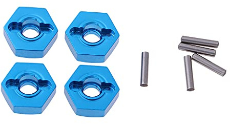 SM SunniMix 4 Stücke Legierung Sechskant Radnabe Radantrieb Reifen Ring für 1/10 HSP RC Auto Crawler