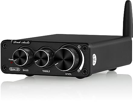 Nobsound G3 100W Class D Hi-Fi Stereo Audio Mini Amplifier with Bluetooth 5.0, Treble & Bass Control for Home Theater